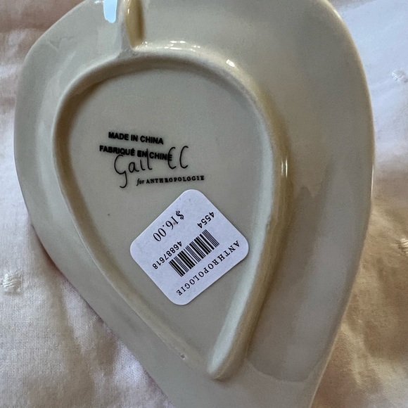 Anthropologie Pink Flamingo Swan Bird Trinket Jewelry Dish Ring Gail CC ~new - Picture 4 of 4